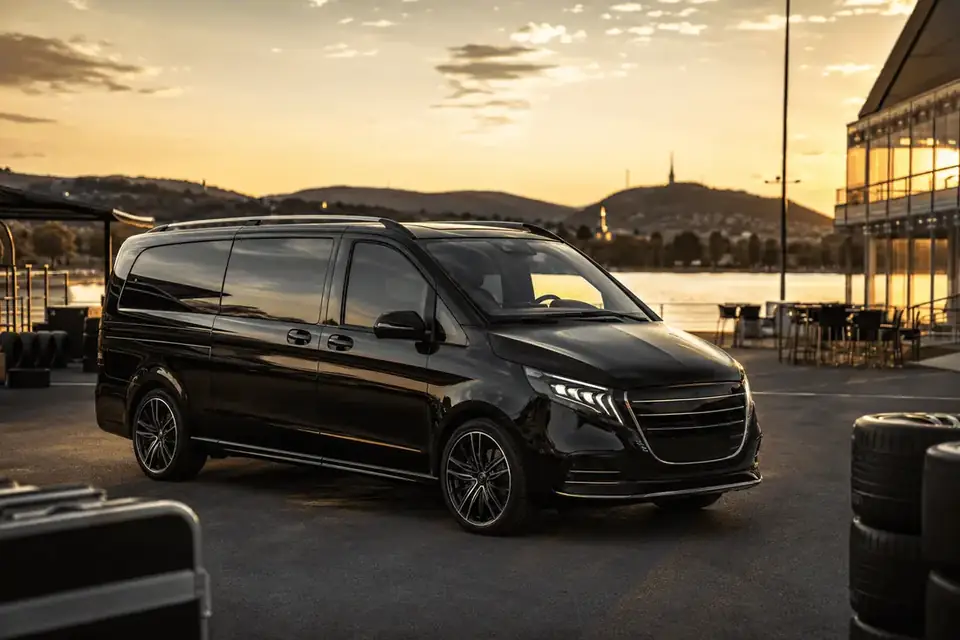 VanBudapest chauffeur vehicle at Balaton Park Circuit on a MotoGP race weekend