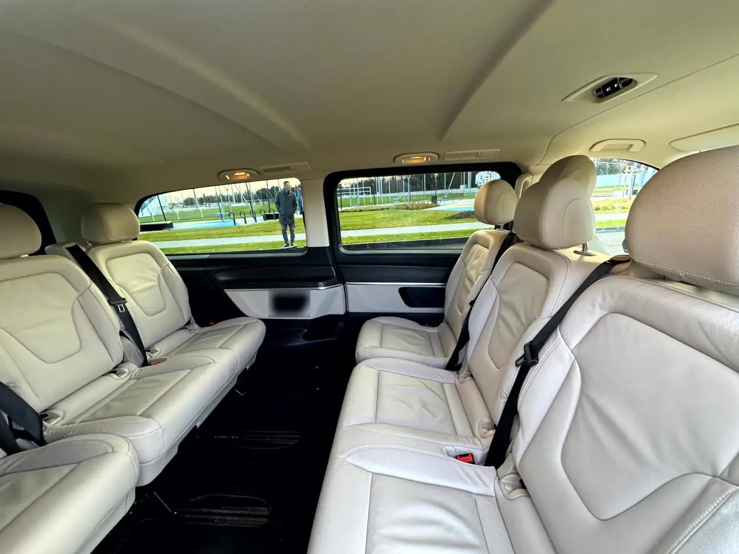 Mercedes V-Class luxury rear cabin — VanBudapest chauffeur