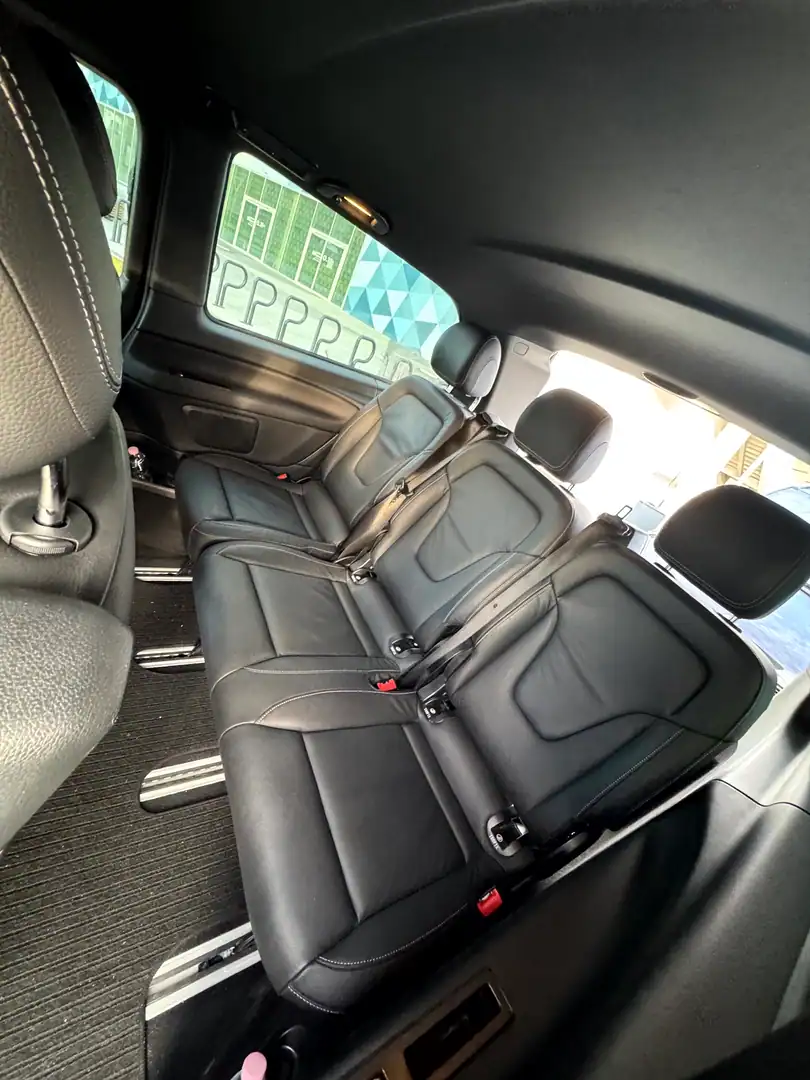 Mercedes-Benz V-Class black leather executive cabin
