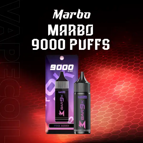 marbo 9000 puffs -pink berry