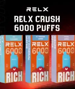 relx crush 6000 puffs