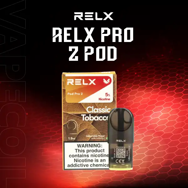 หัว relx pro2 กลิ่นรสยาสูบแบบดั้งเดิม