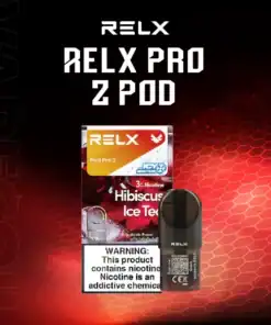 หัว relx pro2 กลิ่นชาไฮบิสคัสเย็น รสชาติเปรี้ยวอมหวาน