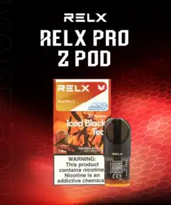 หัว relx pro2 กลิ่นรสชาเย็นแบบดั้งเดิม หอมกลิ่นชาเข้มข้น