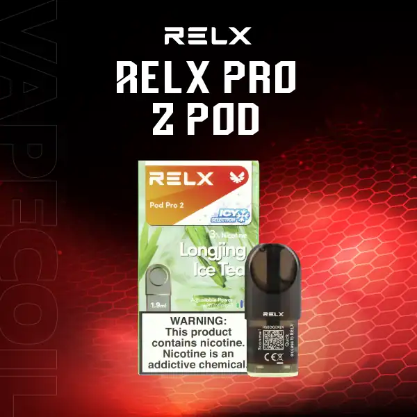 หัว relx pro2 กลิ่นชาเขียวลู่ซงเย็น รสชาติหอมหวานละมุน