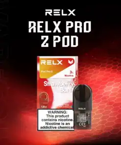 หัว relx pro2 กลิ่นสตรอว์เบอร์รี่ รสชาติหวาน หอม สดชื่น