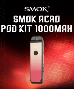 smok acro pod kit 1000mah-red gold