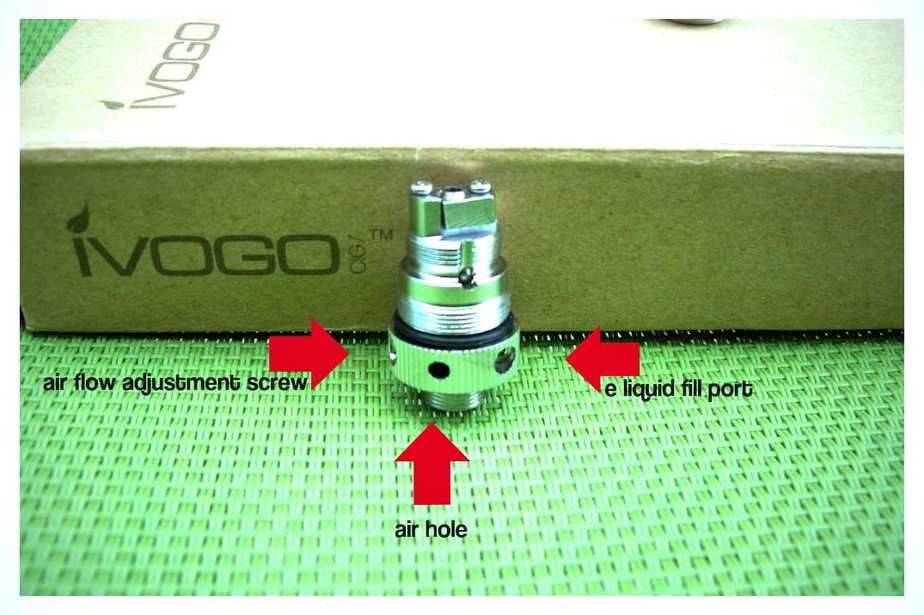 Kayfun Mini Airflow control and fill port