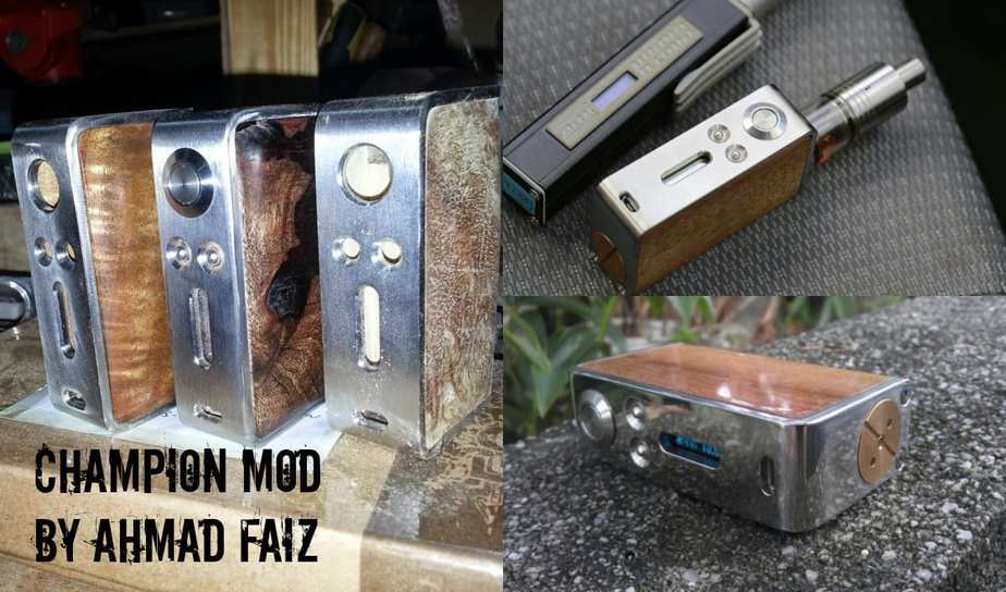 Champion Mod by Ahmad Faiz Zero Modz DNA30 Clone | Almost Like Carlos Creation’s Custom Handmade Device