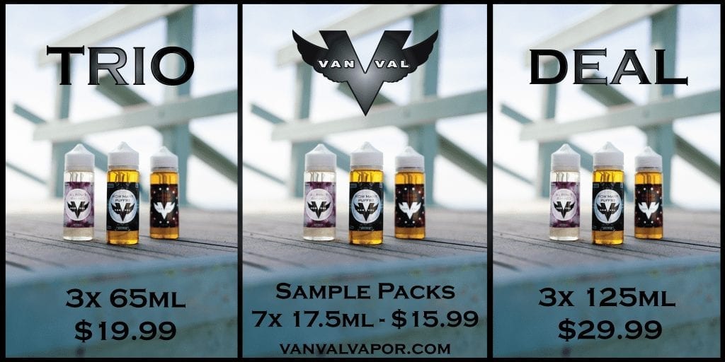 VanVal Vapor Black Friday Sale 2018