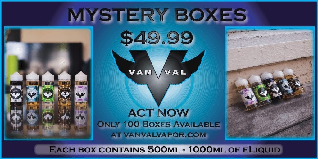 VanVal Vapor Cyber Monday Sale 2018