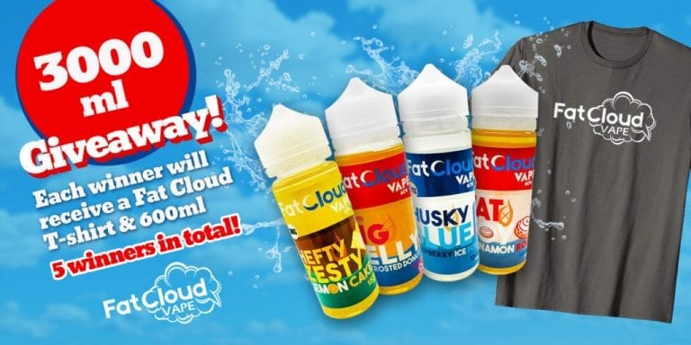 Fat cloud vape 3,000ml holiday giveaway!