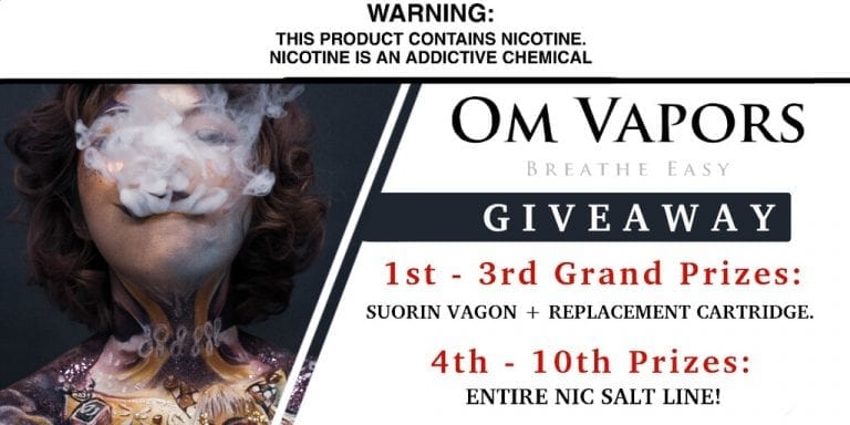 Om vapors giveaway