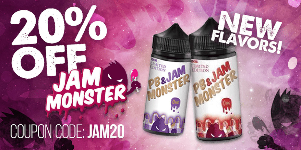 Jam Monster E Juice Sale Fuggin Vapor Jam Monster E-Liquid Sale! 100ml Only $12.00 (Includes New Flavor!)