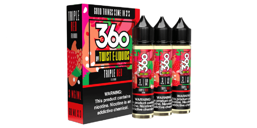 twist eliquids triple red