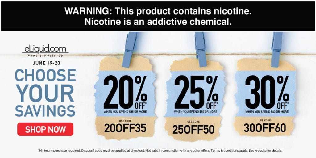 eLiquid.com Store Sale