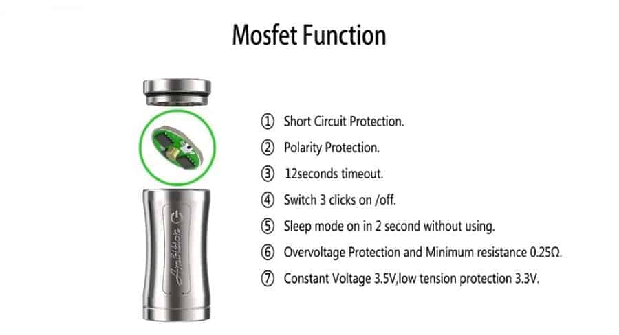 Ambition Mods Luxem Tube Mosfet Mod Ambition Mods Luxem Mod $39.99