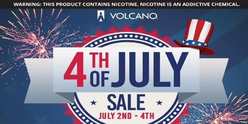 Volcano Ecigs July 4th Sale 2019 1 Volcano Ecigs July 4th Sale! Up To 75% Off!