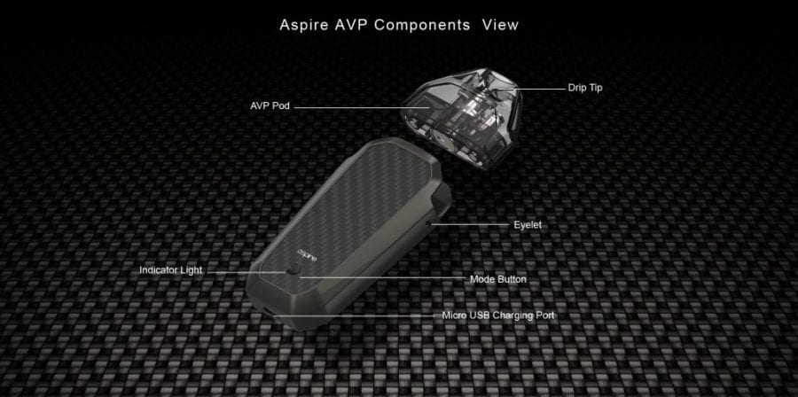 Aspire AVP Pod System Kit Aspire AVP Pod System Kit Aspire AVP Pod System $15.37 (USA)