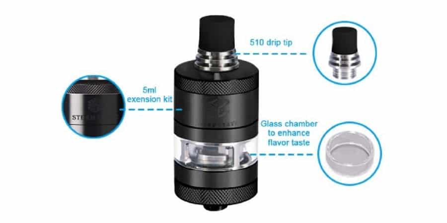 Steam Crave Glaz Mini MTL RTA Atomizer Steam Crave Glaz Mini MTL RTA $39.99 + FS