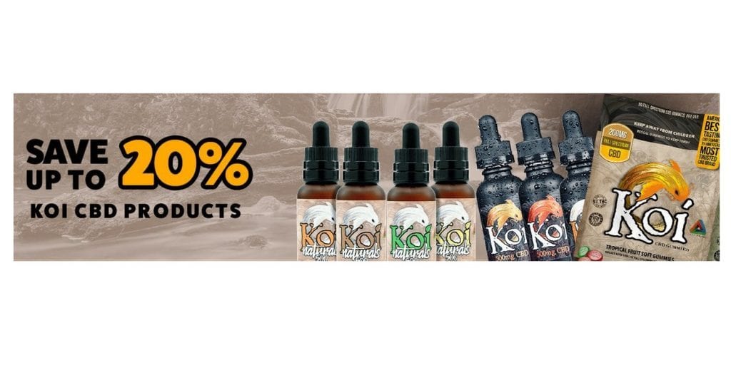 EJuice Deals Koi CBD Sale Koi CBD Sale! 20% Off