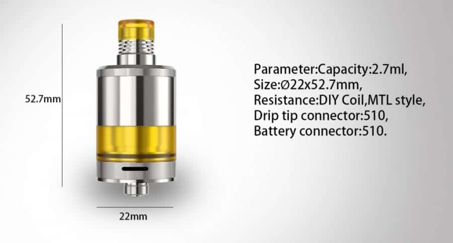 Fumytech BD Vape Precisio MTL Pure RTA BD Vape Precisio MTL RTA $27.89