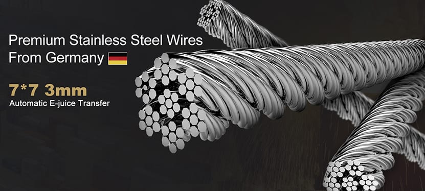 Vapefly Brunhilde MTL RTA Stainless Steel Wires Vapefly Brunhilde MTL RTA $19.39