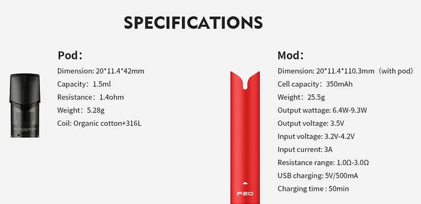 Tesla P20 Pod System Tesla P20 Pod System Kit $9.99