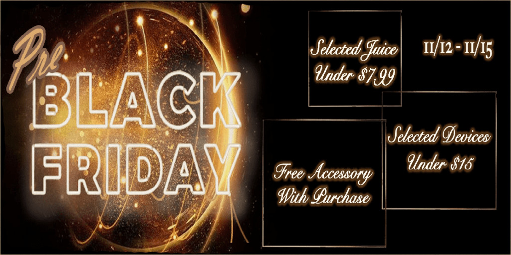 Vaporider Pre Black Friday Sale 2019 Vaporider Pre-Black Friday Sale