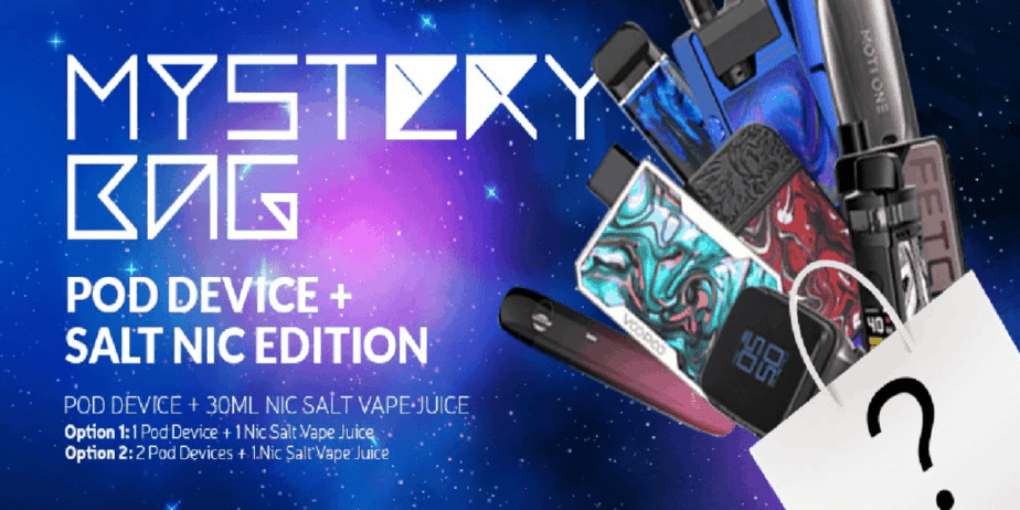 EightVape Mystery Bag Pod Device Nic Salt Eightvape Mystery Box (Pod Device + 30ml EJuice) $17.95