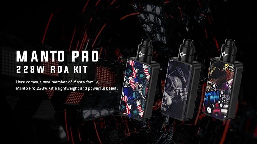 Rincoe Manto Pro 228w Starter Kit Rincoe Manto Pro Mod $17.85 | 228w Kit $22.69