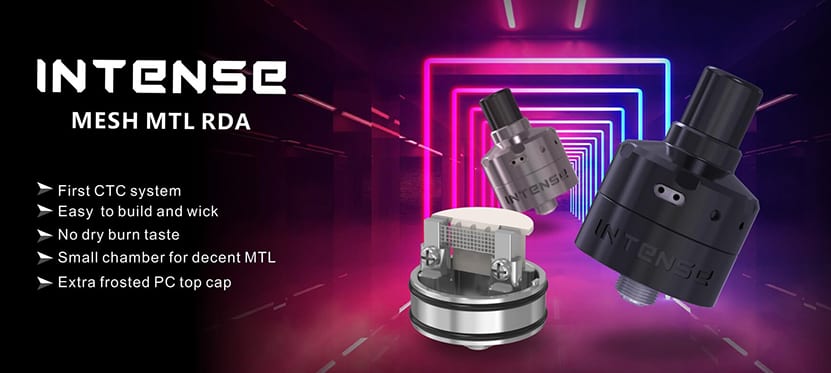 Damn Vape Intense MTL RDA Features Damn Vape Intense Mesh MTL RDA $14.85