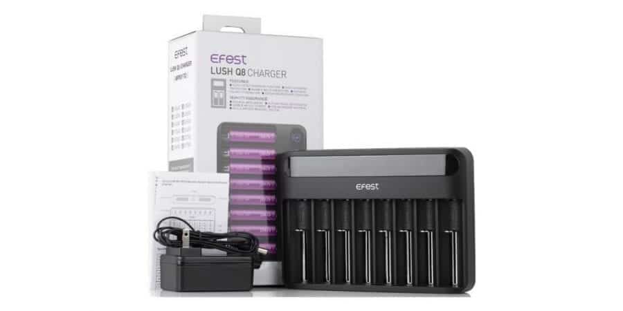 Efest Lush Q8 Vape Charger scaled Efest Lush Q8 Battery Charger $30.95 (USA)
