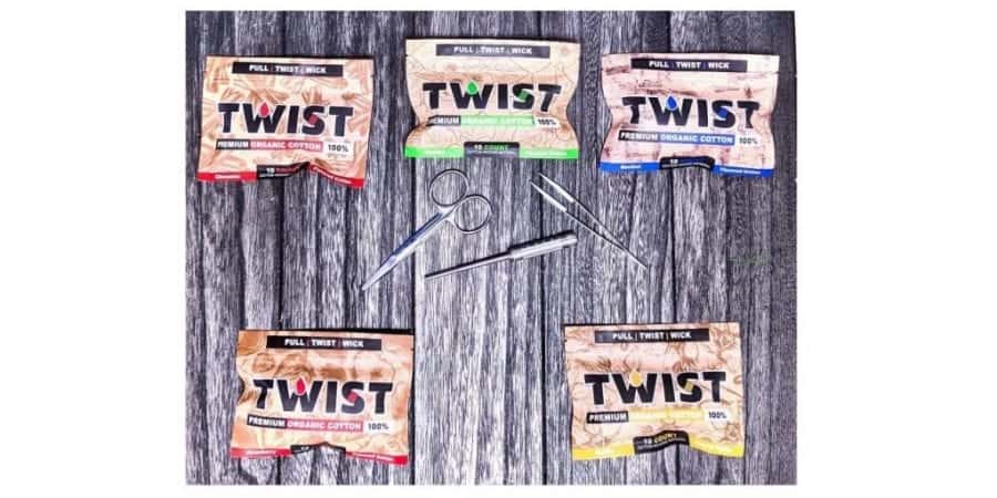 Twist Flavored Organic Vape Cotton scaled Twist Flavored Cotton $7.56 (USA)
