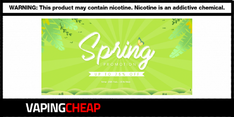 Vaporl Spring Sale 2020 Vaporl Spring Promotion Sale! Up to 75% off