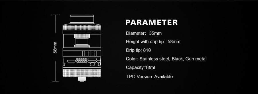 Steam Crave Aromamizer Ragnar RDTA Atomizer scaled Steam Crave Aromamizer Ragnar RDTA $39.99