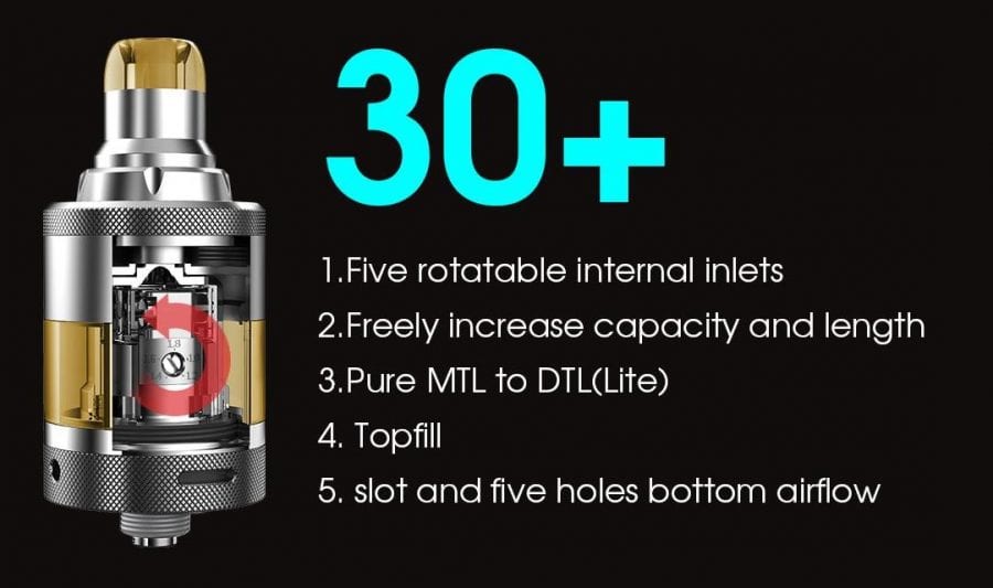 Yachtvape Pandora 22mm rta scaled Yachtvape Pandora MTL RTA $22.99