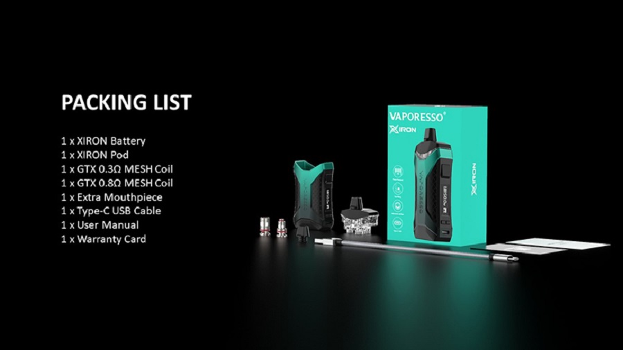 Vaporesso Xiron Pod Kit Vaporesso Xiron Pod Mod Kit $21.51