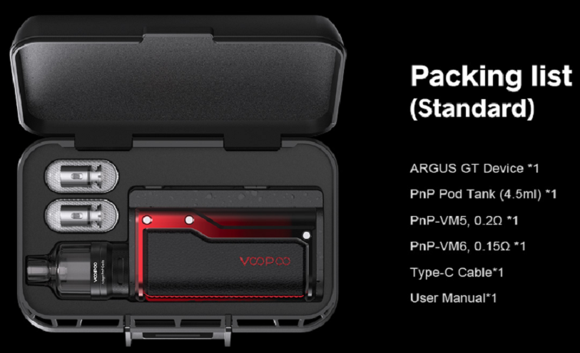 VooPoo Argus GT Vape Kit VooPoo Argus GT Kit $34.84 (USA)