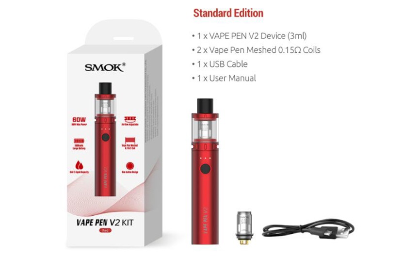 Smok Vape Pen V2 60w Kit Smok Vape Pen V2 Kit $12.99