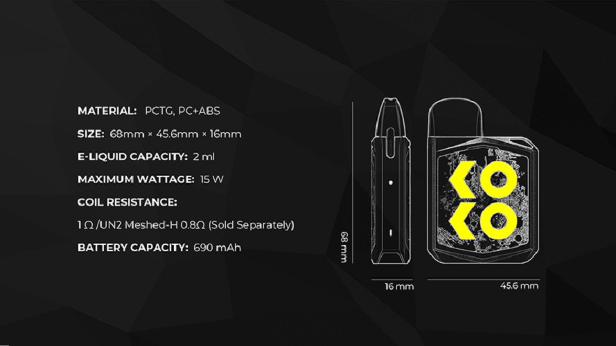 Uwell Caliburn KOKO Prime Pod Kit Uwell Caliburn KOKO Prime Pod System $16.62