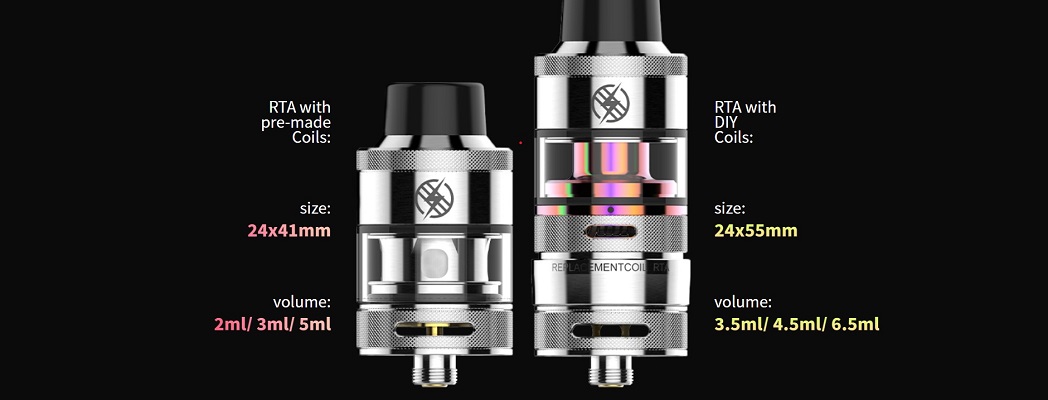 Kizoku Unlimit DL 24mm RTA Kizoku Unlimit DL RTA $13.10