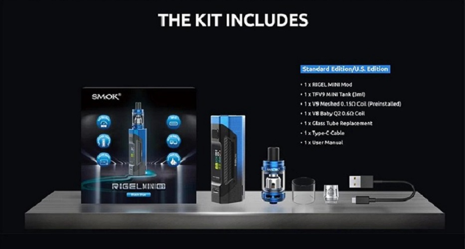 Smok Rigel Mini Starter Kit Smok Rigel Mini 80w Mod $16.82 | Starter Kit $25.18