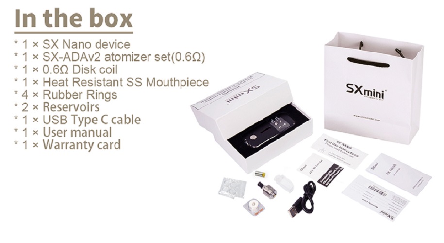YiHi SXmini SX Nano Squonk Kit YiHi SXMini SX Nano Kit $18.20 (USA)
