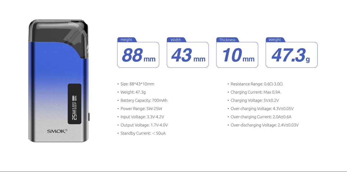 Smok Thiner Pod Kit Smok Thiner Pod System $16.59 (USA)