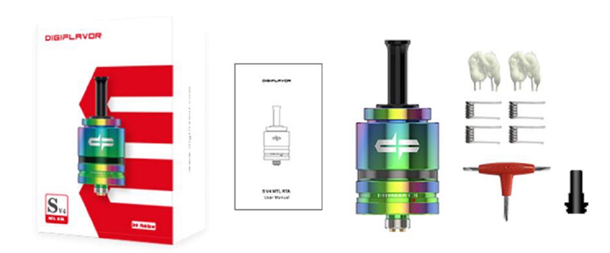 Digiflavor Siren V4 22mm RTA Digiflavor Siren V4 MTL RTA $15.97