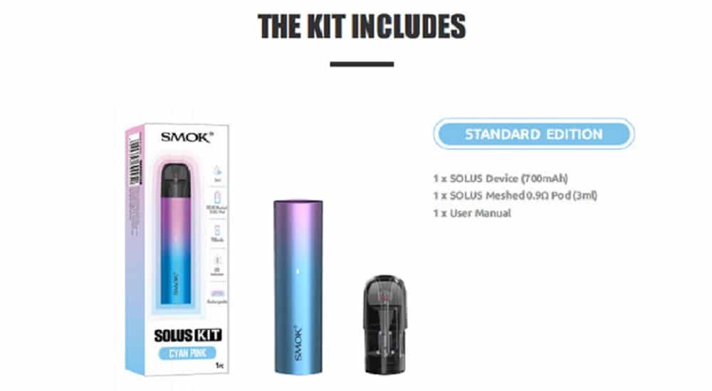Smok Solus Pod Kit Smok Solus Pod System $7.98