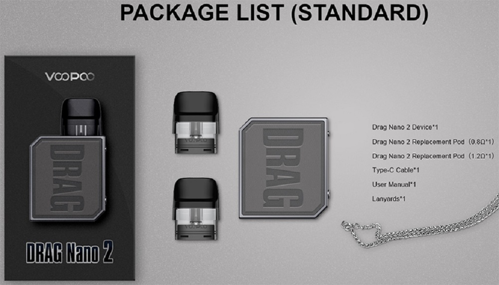 VooPoo Drag Nano 2 Pod Kit VooPoo Drag Nano 2 Pod Kit $16.39