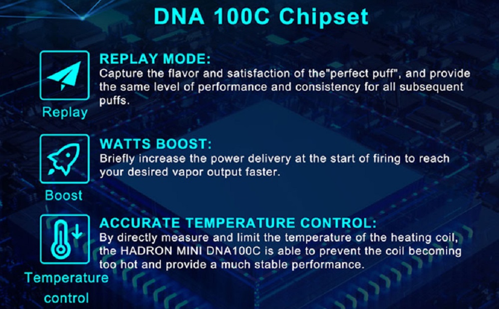 Steam Crave Hadron Mini DNA100C Mod Steam Crave Hadron Mini DNA100C Combo Kit $123.99 | Mod $136.31