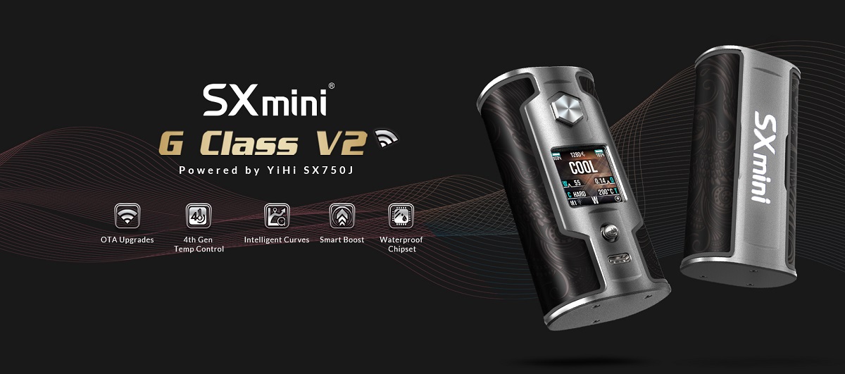 YiHi SXMini G Class V2 Box Mod YiHi SXMini G Class V2 Mod $175.00